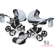 Camarelo Carera new bērnu universālie ratiņi 3in1 col.CAN-2 (denim grey) Camarelo Carera new bērnu universālie ratiņi 3in1 col.CAN-2 (denim grey)